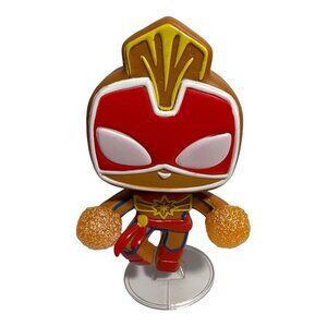 Funko Pop Marvel Gingerbread Captain Marvel Vinyl Figure 2021 Collectible Displa